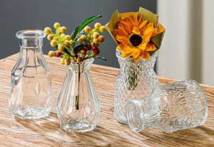 Stylish Clear Glass Vase – Versatile Centerpiece for Home, Wedding and Office Decor