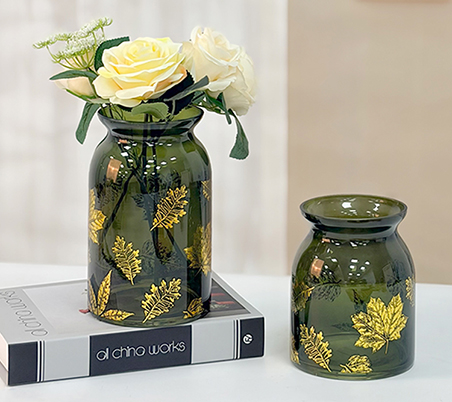 Leaf Glass Vase