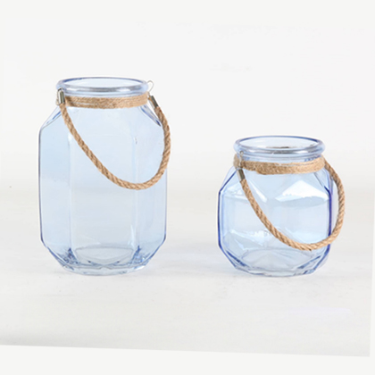 Blue Candle Holder