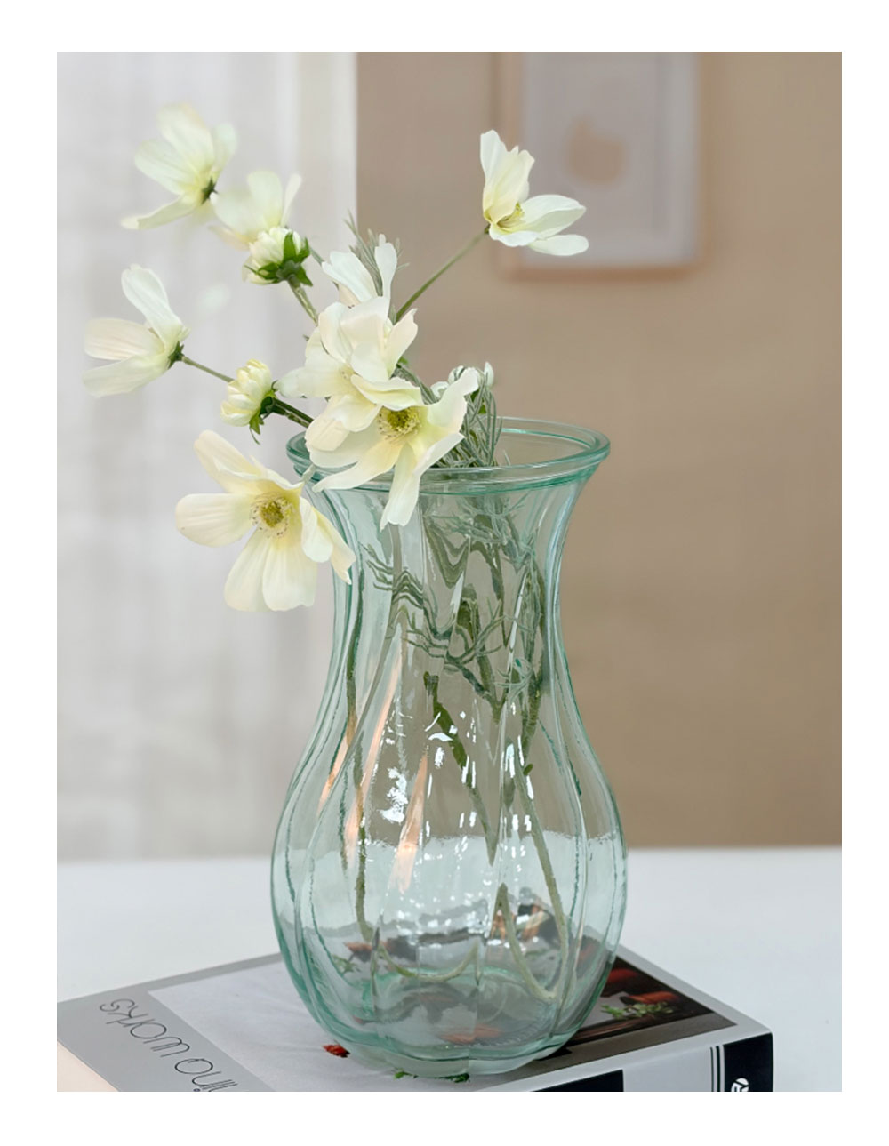 Green Glass Vase