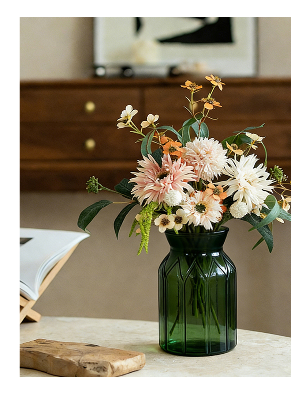 Brown Glass Vase