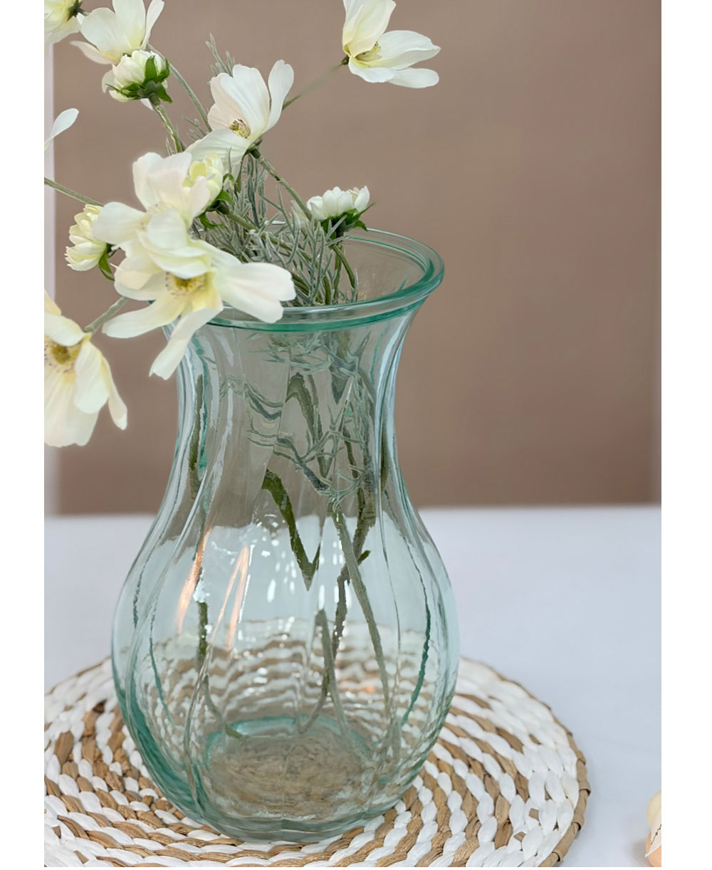 Green Glass Vase