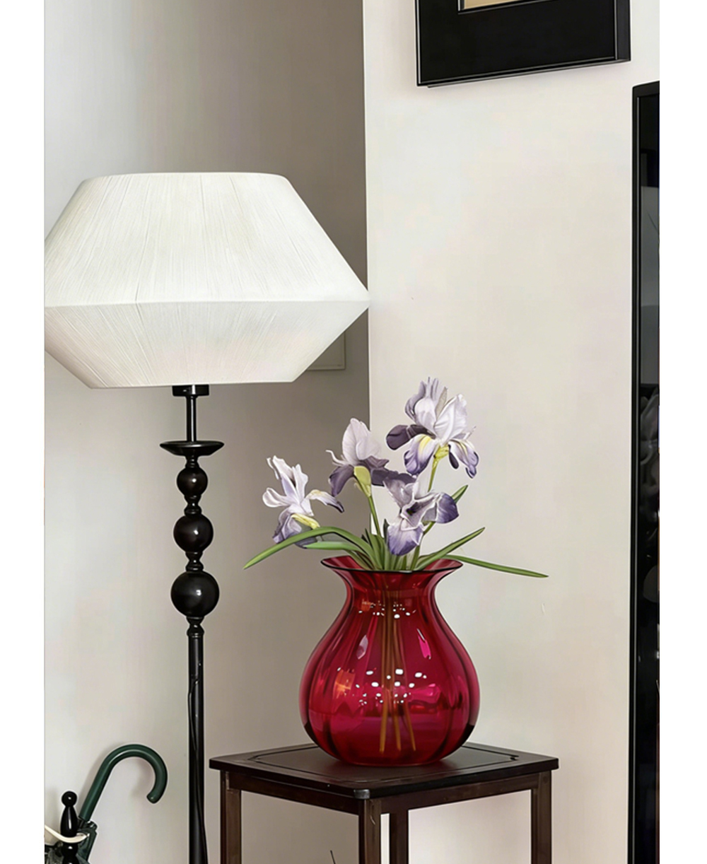Rose Pink Glass Vase