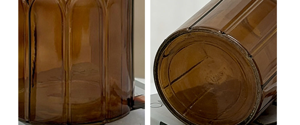 Brown Glass Vase